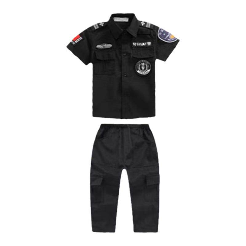 儿童警服服保安男童小孩衣服玩具装备套装警察男孩警官服装