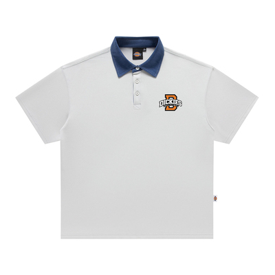 Dickies官方正品美式印花短袖POLO衫男夏季潮牌美式宽松休闲上衣