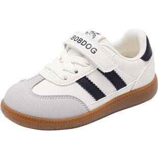 巴布豆童鞋男童鞋子2025新款秋季男孩德训鞋大童男款男宝儿童鞋子