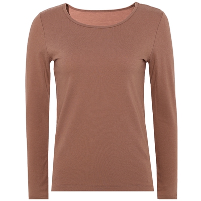 秋衣女圆领imis简约中厚