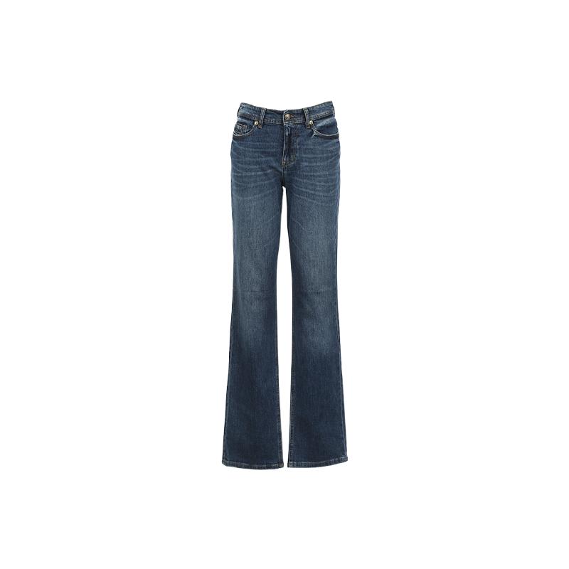 【自营】Versace Jeans Couture范思哲女士棉质宽松休闲牛仔长裤