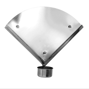 厨房置物架锅盖挂锅盖壁挂放锅盖带接水杯 V型锅盖架不锈钢打孔款