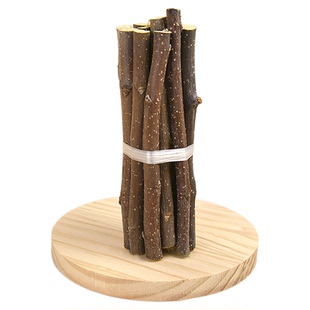 仓鼠零食磨牙棒苹果树枝苜蓿草造景金丝熊兔子磨牙用品甜竹磨牙棒