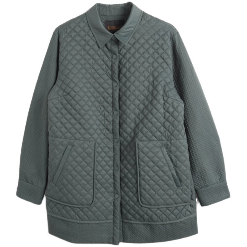 胖太太轻薄棉服大码通勤