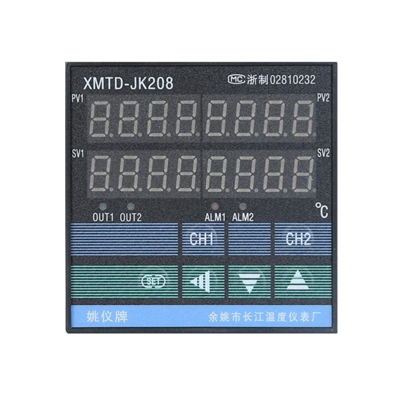 两路温控仪表XMTD-JK208