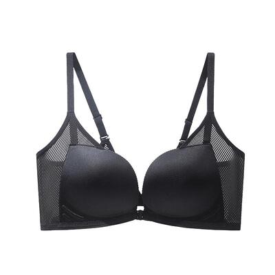 前扣小胸聚拢显大无钢圈内衣女