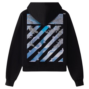 OFF-WHITE™ 情侣装新款连帽拉链卫衣休闲外搭