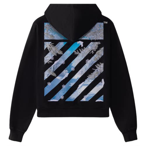OFF-WHITE™ 情侣装新款连帽拉链卫衣休闲外搭