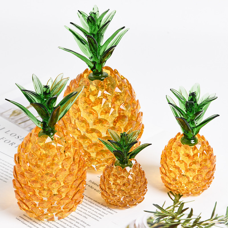 菠萝招财纳福家居客厅凤梨摆件