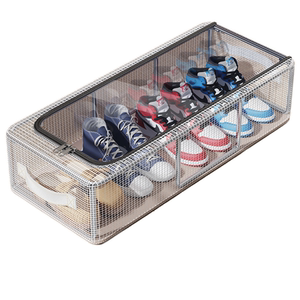 5个装轻洁佳透明鞋盒鞋子学生宿舍收纳神器可折叠鞋柜省空间鞋架