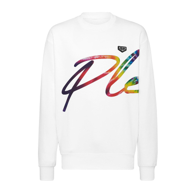 PHILIPP PLEIN 男女同款Plein签名字体圆领卫衣