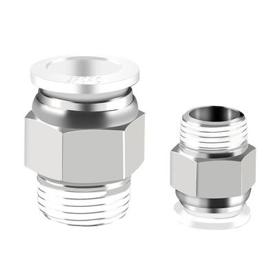 ZPCAC气管直通接头白色PC