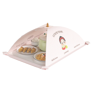 菜罩家用2024新款可折叠防苍蝇盖菜罩餐桌遮尘神器剩饭菜食物罩子