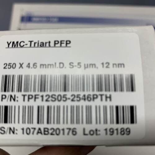 议价YMC-Triart?PFP色谱柱 250?X?4.6?mm5μm?TPF12S05-2546PTH