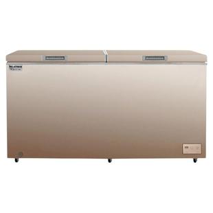 美菱冰柜家用528升商用大容量冷冻冷藏卧式冷柜雪柜冰箱官方旗舰