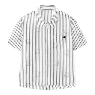 【商场同款】乐町条纹衬衫女2025年夏季新款轻运动上衣C2CAF2745