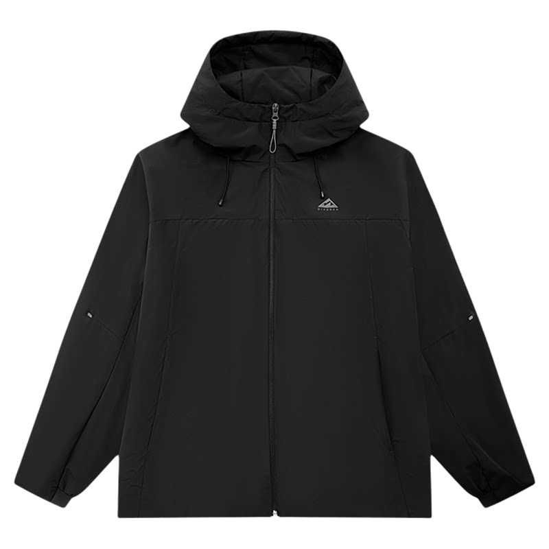 乔丹男冬季轻薄防风抗静电羽绒服