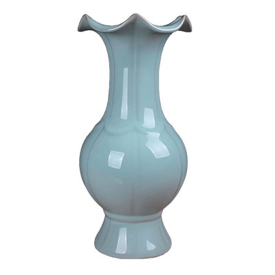 汝窑花瓶轻奢高级感大口径陶瓷