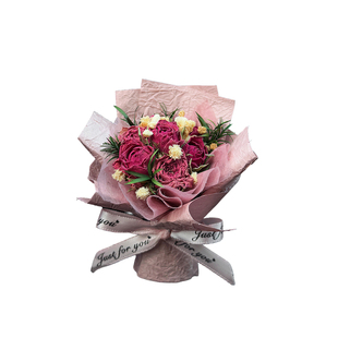 迷你车载玫瑰干花小花束车内出风口挂件香薰装饰伴手礼情人节礼物