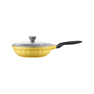 北鼎 月瓷系列28cm煎锅陶瓷不粘锅耐磨炒菜家用燃气电磁炉平底锅