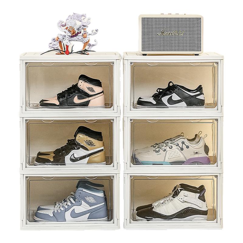 GOTO优选鞋盒收纳盒aj球鞋可折叠棉花娃娃展示柜包包收纳展示神器
