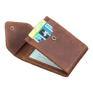 便携简约多功能驾驶证件包复古两折卡包手工票据皮夹包驾驶证皮套