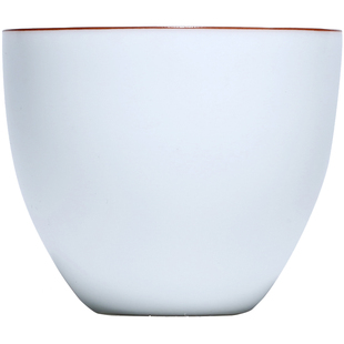 百年利永 宜兴小口杯手工描金陶瓷功夫茶杯主人杯茶具套装白瓷杯