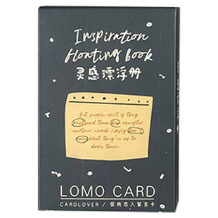 lomo风格小卡片汉英文萌宠猫咪装饰拍摄道具ins书签文艺清新card