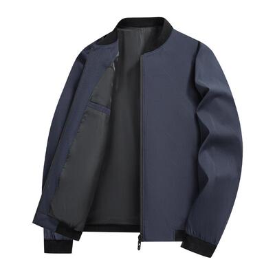 雅鹿中老年夹克男春秋款2024新款