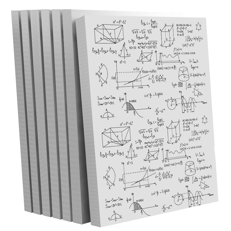 1000张草稿纸考研专用学生用大学生a4纸草稿本空白b5高中生演算纸数学初中生打草纸稿纸白纸分区草稿批发网格