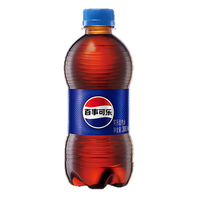 百事可乐300ml*1瓶便捷碳酸饮料经典原味气泡水夏日解渴清爽饮品