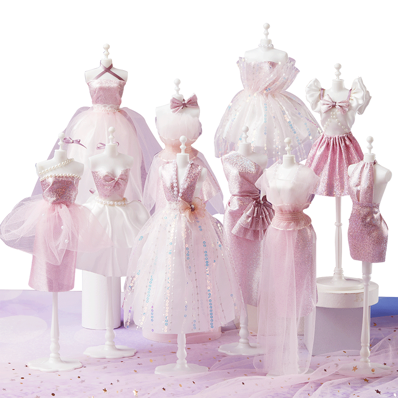 儿童服装设计手工diy小女孩子6-9玩具7公主8换装娃娃10岁生日礼物