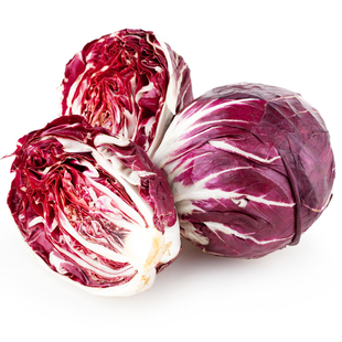 红菊苣500g 落地红生菜红球 紫苣 新鲜蔬菜沙拉食材西餐轻食配菜