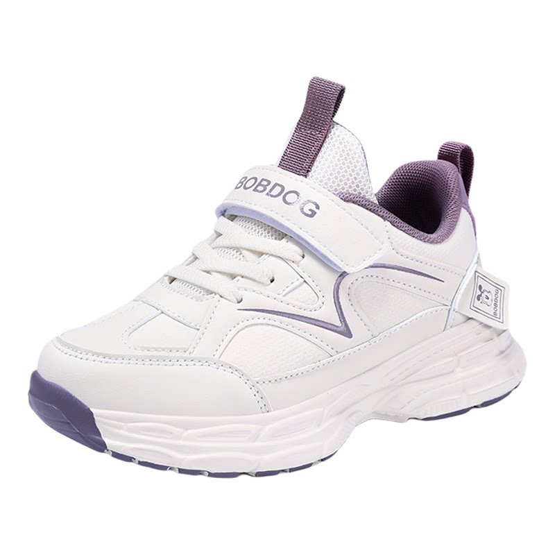 巴布豆春秋季男女童鞋韩版老爹鞋儿童小学生休闲鞋软底皮面防水鞋