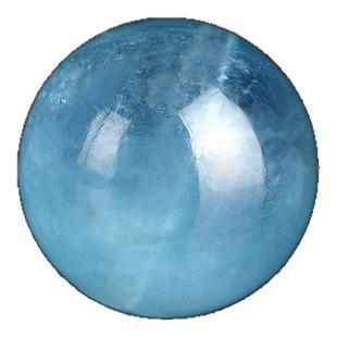 普陀山旗舰店天然冰种7A海蓝宝巴西水晶散珠子手工女玉髓手链手串