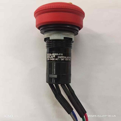 议价台湾DECA进联16MM遥控急停开关OS38008一开一闭B1E04J620RF11