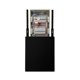 向下推超薄电表箱装饰画免打孔现代简约遮挡强弱电箱可定制推拉画