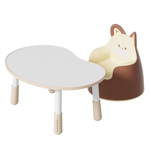 乐婴坊花生桌婴幼儿园宝宝游戏玩具桌可升降调节儿童学习桌椅套装