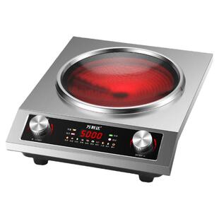万利达凹面电陶炉5000W大功率家用商用多功能不挑锅具非电磁炉正