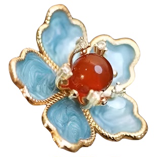 碧绿莲蓬耳环国潮新中式气质耳坠长款流苏耳线仿和田玉珍珠耳钩女