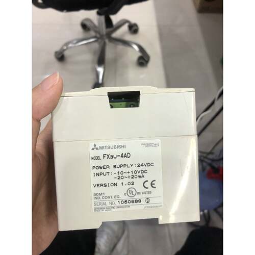 在线议价三菱PLC扩展模块 FX3U-4AD 数量多 原装拆机 功能
