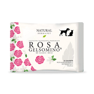 意大利Debre德贝宠物狗狗湿巾犬猫香味清洁湿纸巾除jun除臭35片装