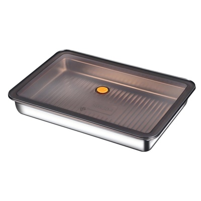 304不锈钢饺子盒冰箱专用保鲜盒