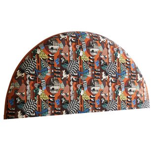 2025丰范丽影半圆床头软包榻榻米靠垫万能床上双人靠枕可拆洗靠背