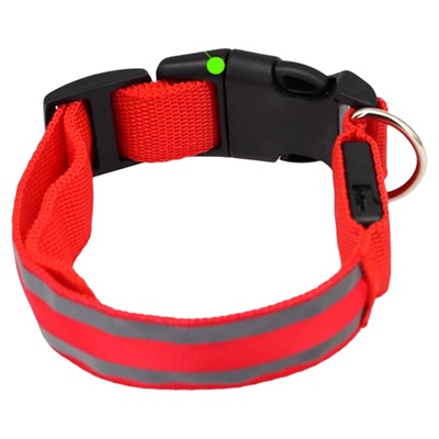 狗狗发光项圈夜间遛狗夜光夜行灯