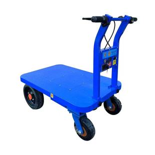 厂家直销新款电动手推车电动四轮平板车搬运车周转车拉货车