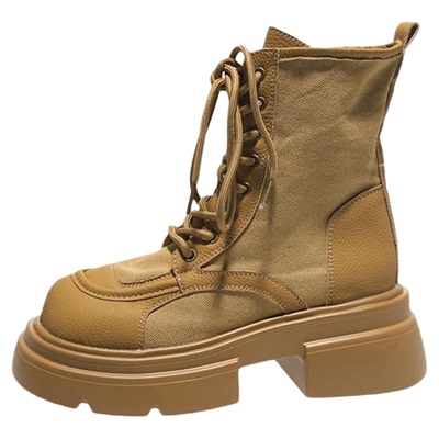 英伦马丁靴女美拉德靴大黄靴