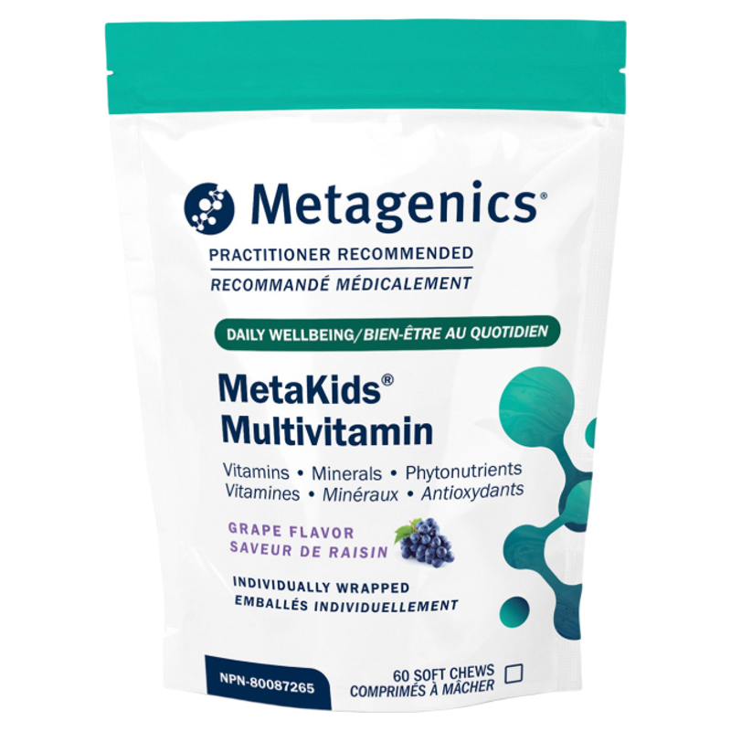 加拿大Metagenics Metakids Multi Soft Chew儿童多维咀嚼片 60粒