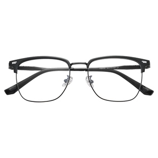菲尔渡边钛架眼镜框男轻奢眉线半框镜架可配度数近视散光65008