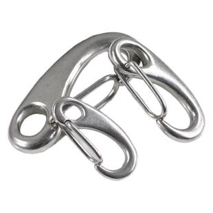 弹簧钩扣蛋龙虾不锈钢潜水扣卸M30M50M70M100蛋形蛋型钩扣快挂304